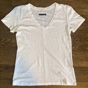 Rag & Bone/ Jean White V-Neck Tee Women’s Small